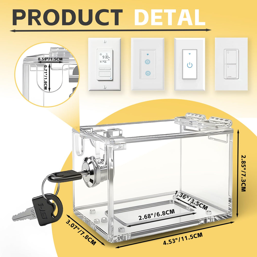 Transparent Groword guard blends with decor while preventing unauthorized use.