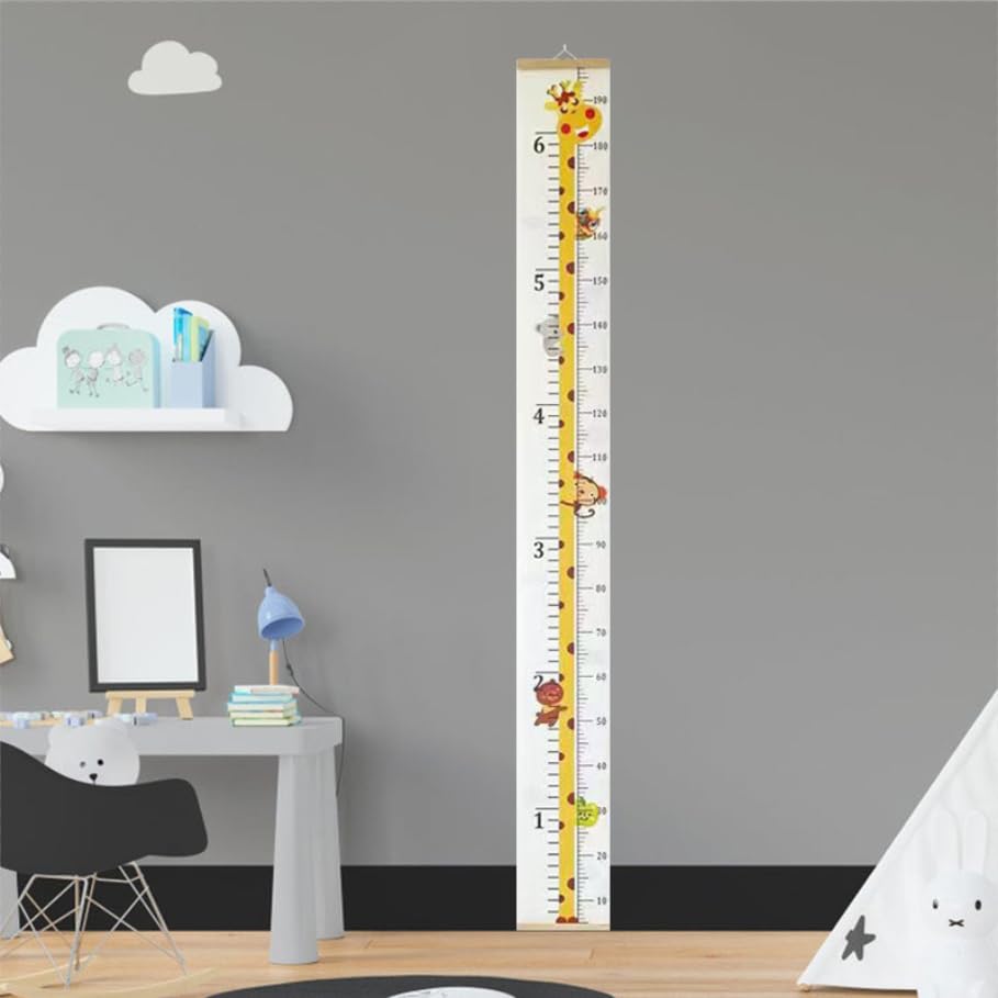 Removable marker logs milestones on growth chart.