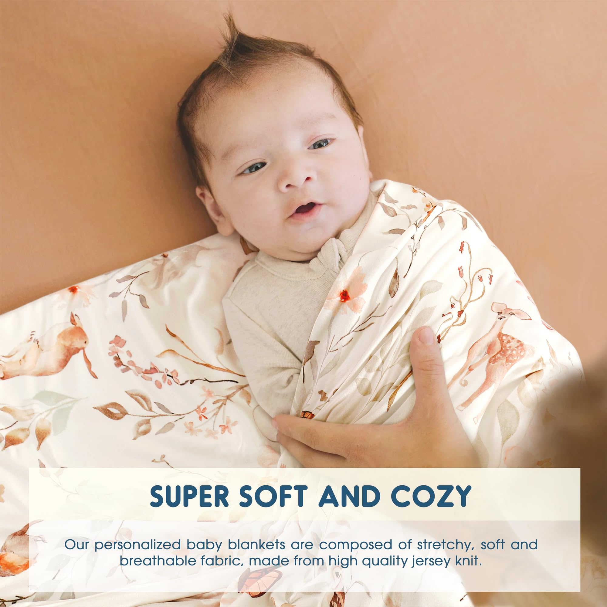 GRSSDER baby blanket machine-washable for easy care.