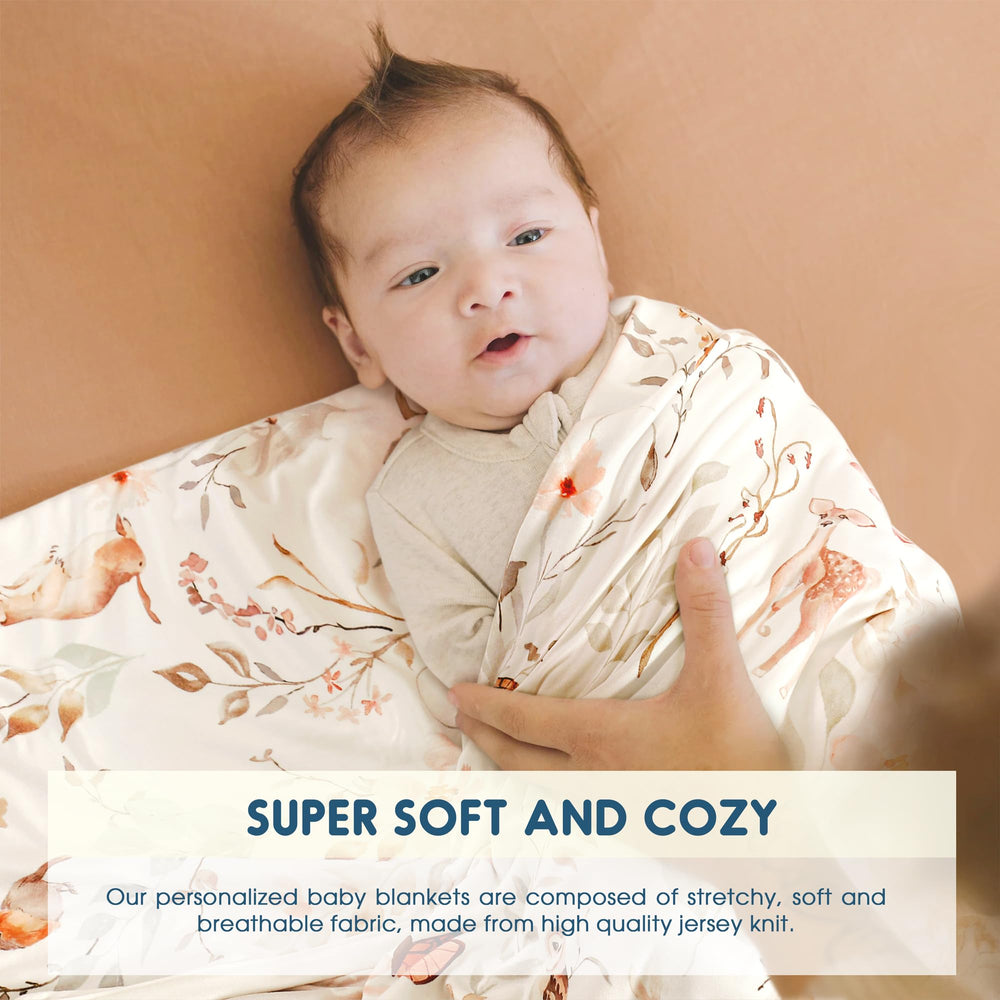 GRSSDER baby blanket machine-washable for easy care.