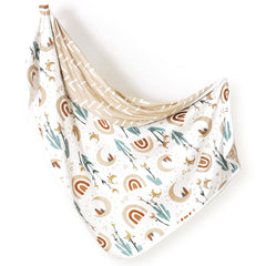 GRSSDER Baby Blanket close-up shows soft jersey knit texture for gentle skin touch.
