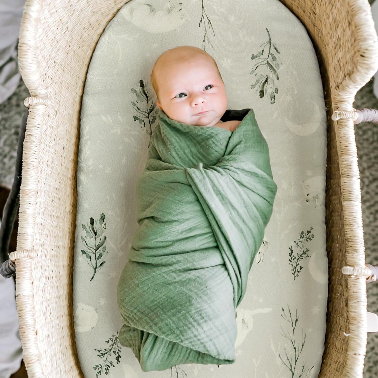 GRSSDER breathable tee-shirt feel provides comfy touch for baby sleep