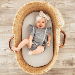 GRSSDER breathable jersey-knit material feels soft against baby's skin