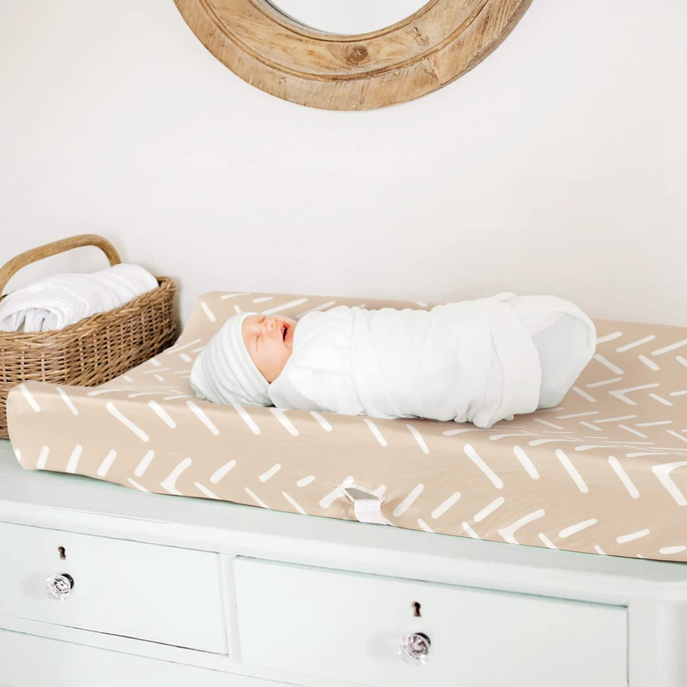 GRSSDER changing pad cover placed on a standard pad