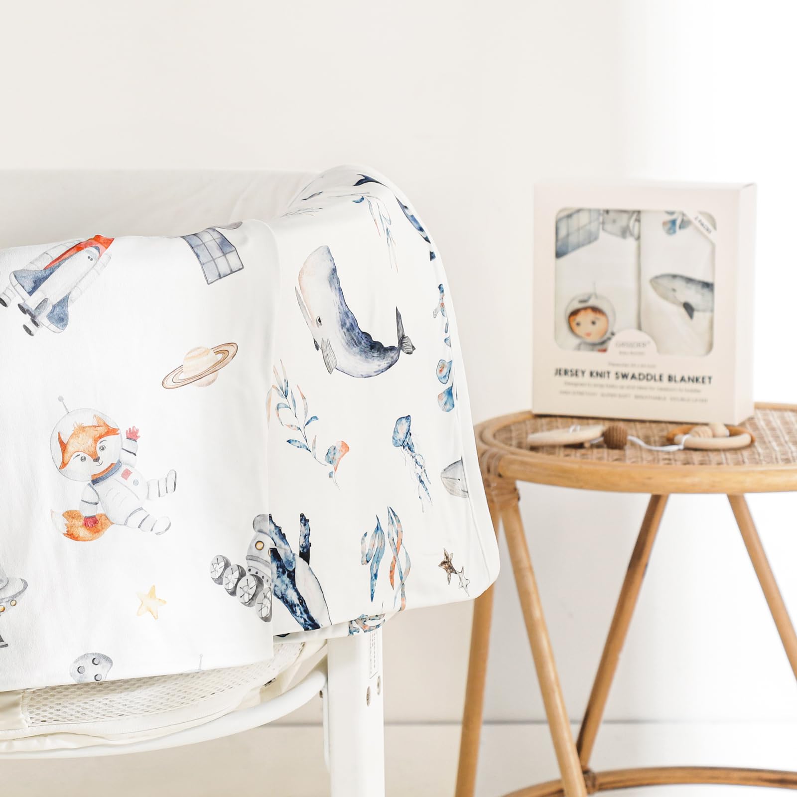 GRSSDER crib sheet soft material provides familiar comfortable feel for tender baby skin.