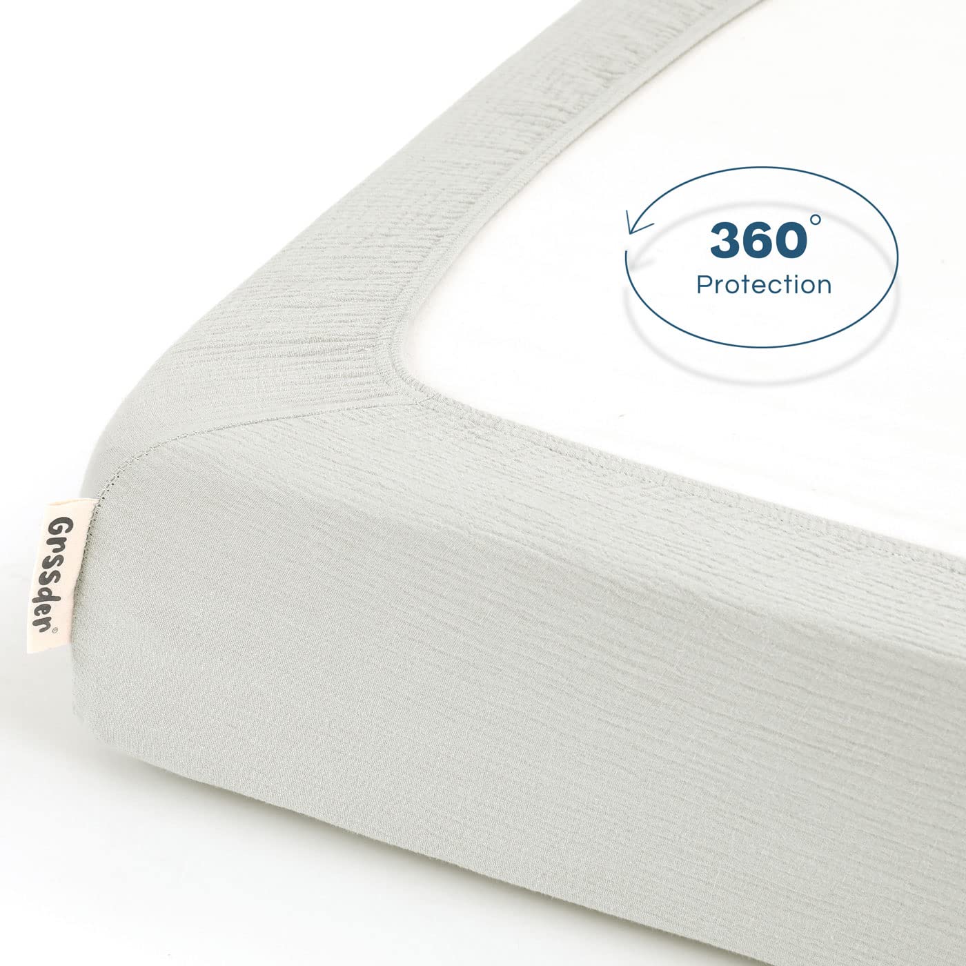 GRSSDER machine washable crib sheet ready for quick, easy care