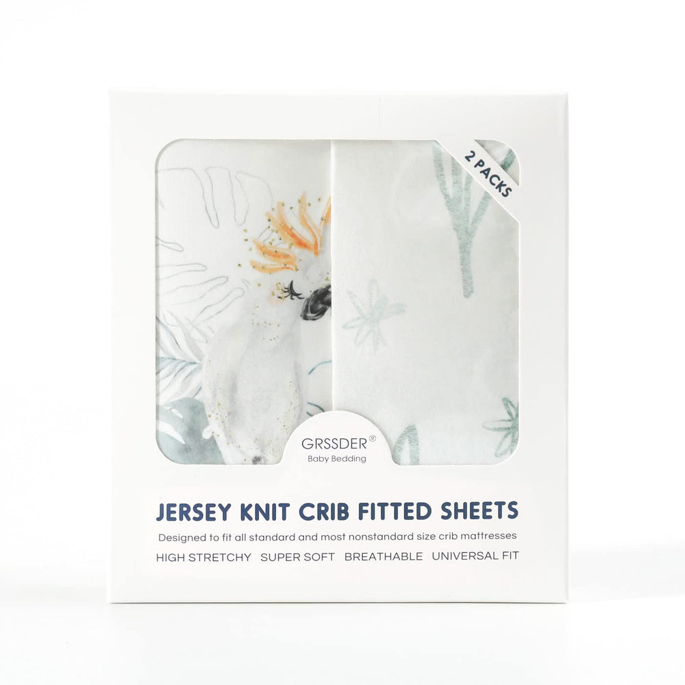 GRSSDER easy-care crib sheet is machine washable for simple cleanup.