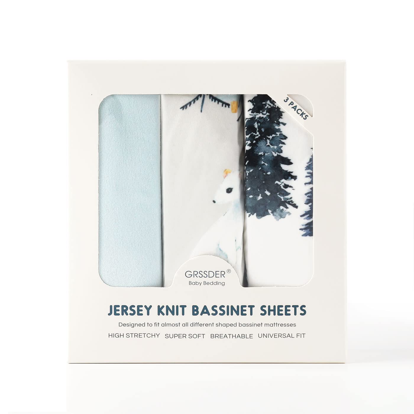 GRSSDER bassinet sheets are machine washable and built to withstand thousands of washes.