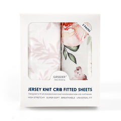 GRSSDER machine-washable crib sheet for easy care and long-lasting softness