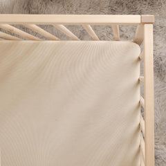 GRSSDER universal-fit crib sheet fits standard mattresses securely for quick changes.