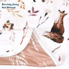 GRSSDER jersey-knit blanket highlights soft, breathable fabric for babies.