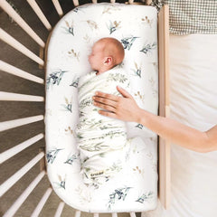 GRSSDER machine-washable bassinet sheet easy-care for busy parents