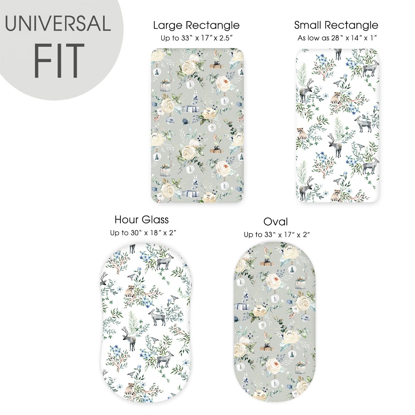 GRSSDER Machine-washable bassinet sheet for quick, convenient cleanup after spills.