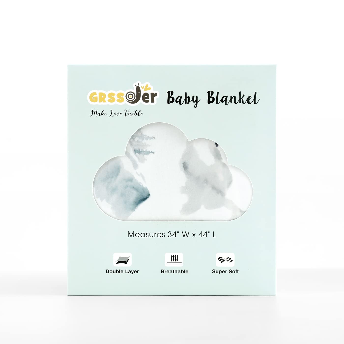 GRSSDER machine-washable blanket being laundered for easy care