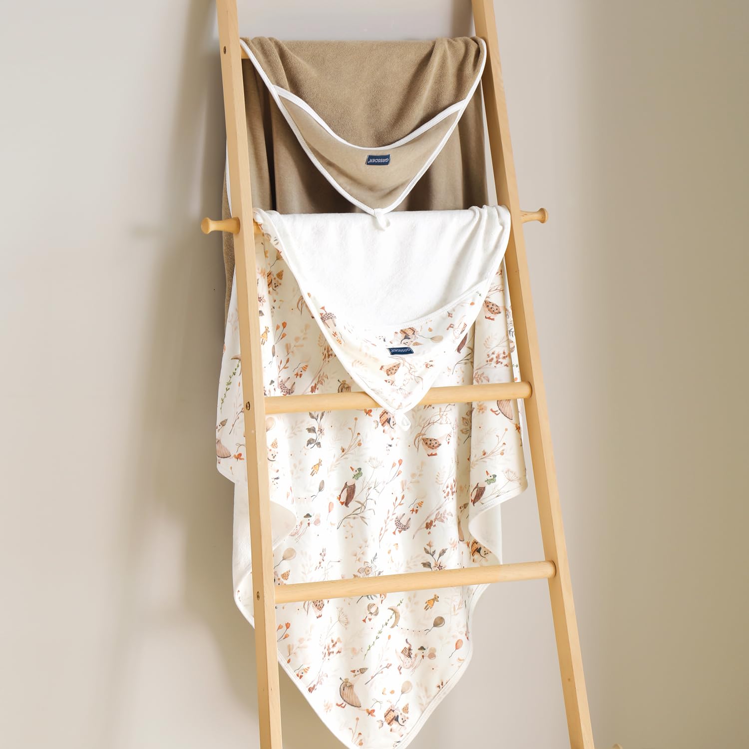 GRSSDER machine washable and dryer-friendly towels simplify post-bath cleanup.