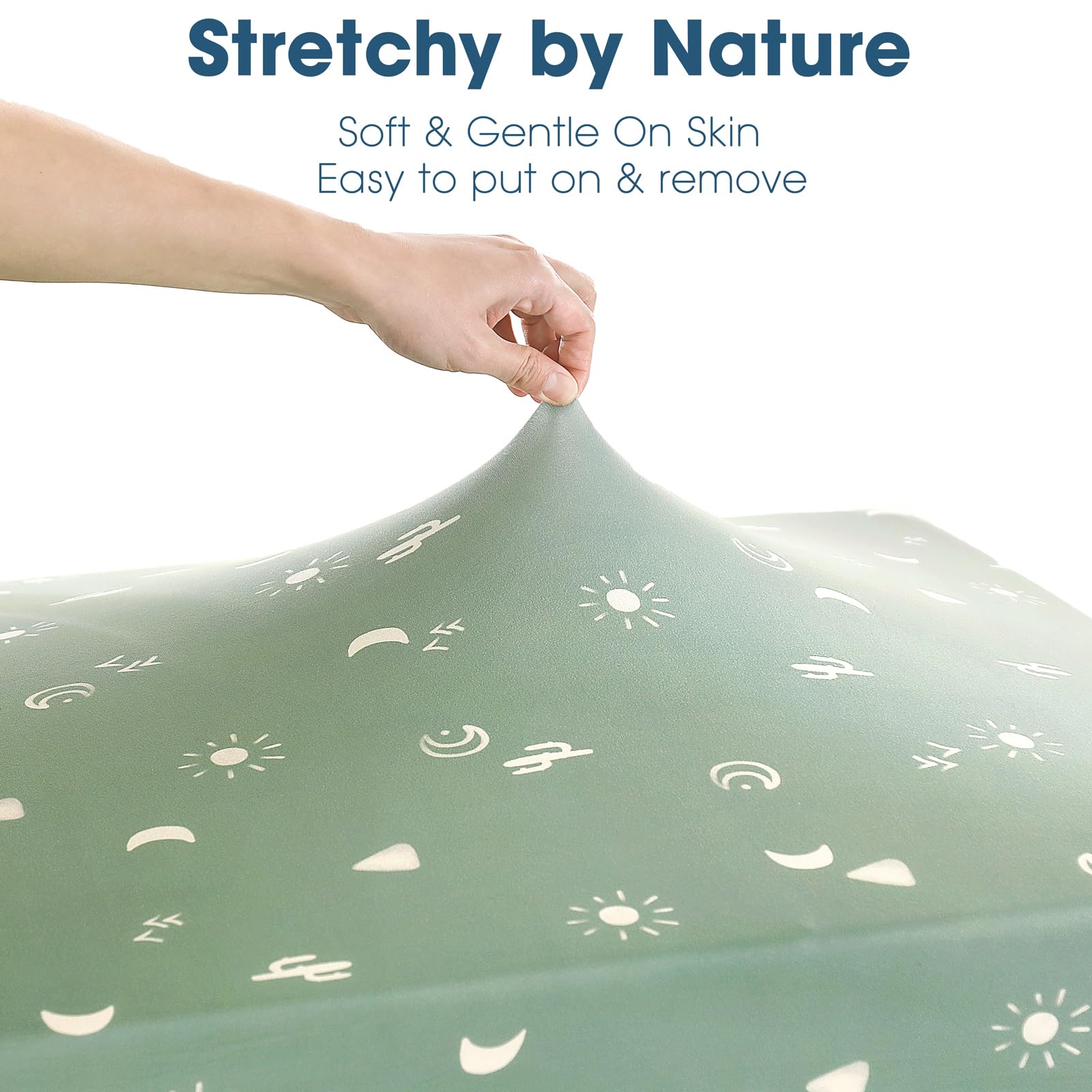 GRSSDER machine-washable sheets simplify cleaning after messes