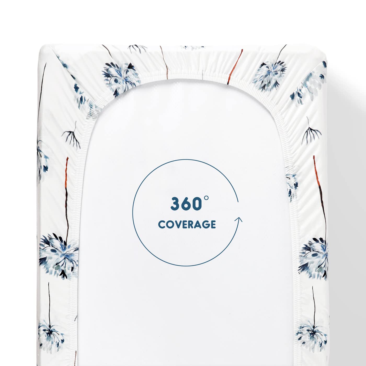 Nursery accent by GRSSDER featuring Swan and Dandelion patterns.