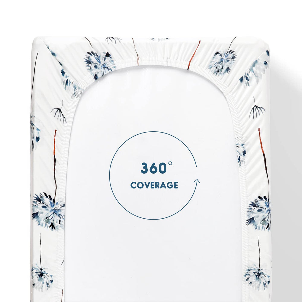 Nursery accent by GRSSDER featuring Swan and Dandelion patterns.