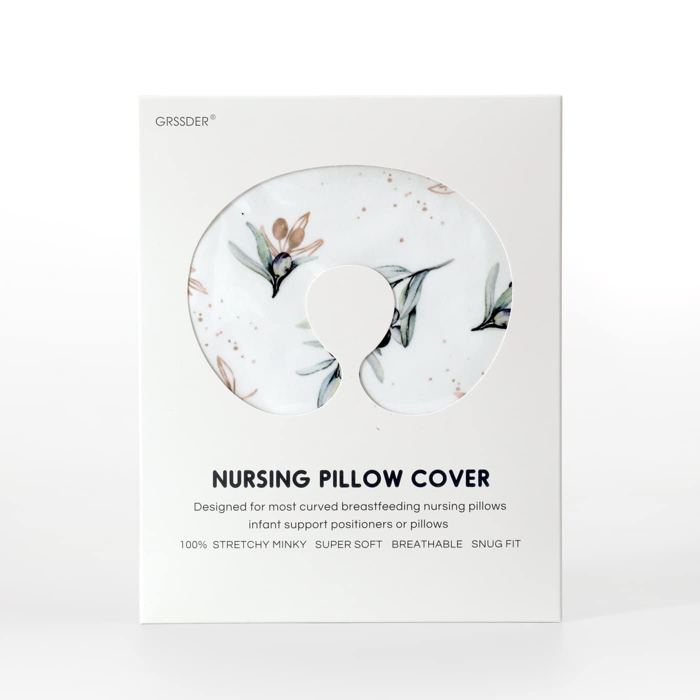 GRSSDER pillow cover helps defend against stains while keeping pillows looking fresh.
