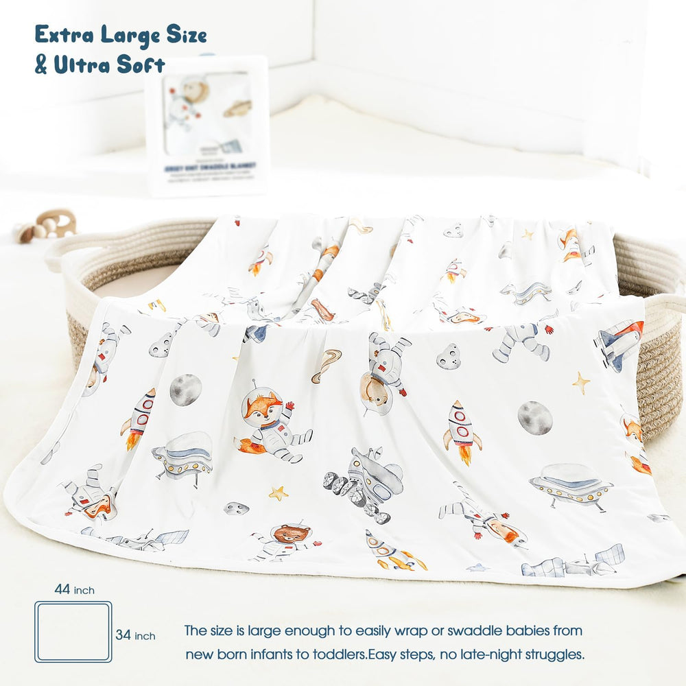 GRSSDER reversible swaddle blanket with space design for calm naps and breathable layering.