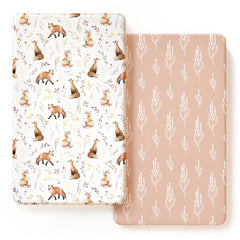 GRSSDER Stretch crib sheet with soft jersey texture for cozy, breathable nights.