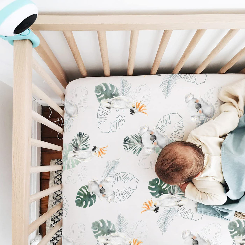 GRSSDER stylish patterns add calm, coordinated look to your nursery.