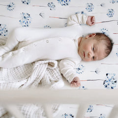 GRSSDER Swan watercolor print adds calming style for nap time