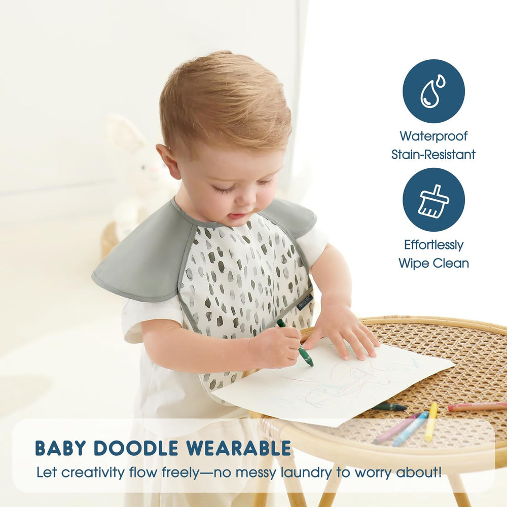 GRSSDER travel-friendly packaging fits easily in a diaper bag