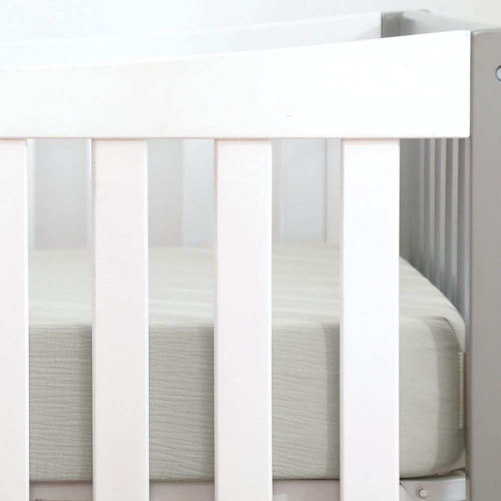 GRSSDER two-pack crib sheets highlighting convenient value for busy parents