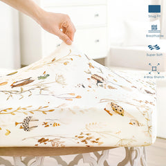 GRSSDER ultra-soft jersey crib sheet with gentle comfort and secure fit