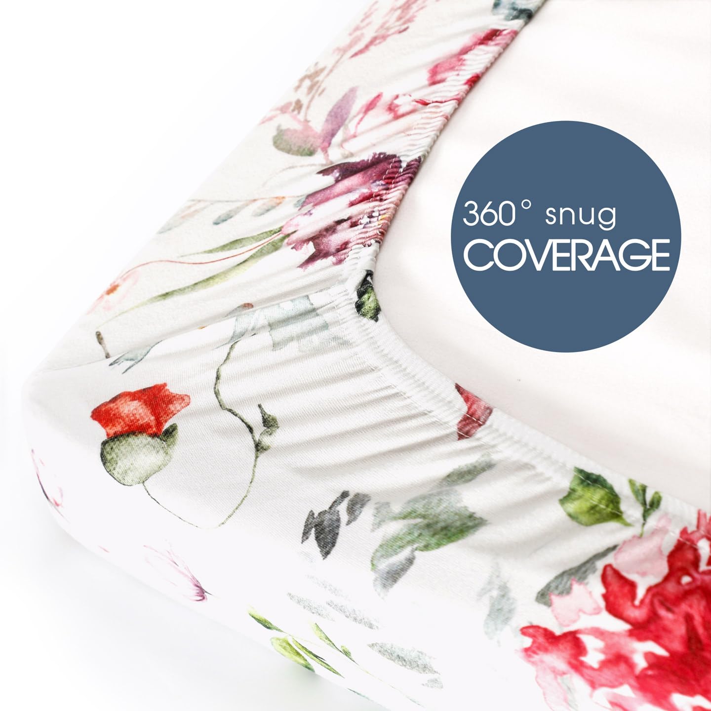 GRSSDER universal-fit sheets simplify changes and fit most pack-n-play mattresses.