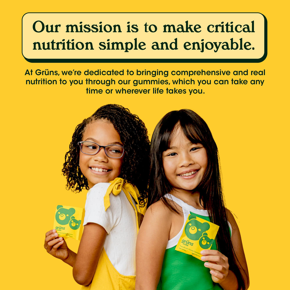 Grüns on-the-go snack packs fit busy families' routines.