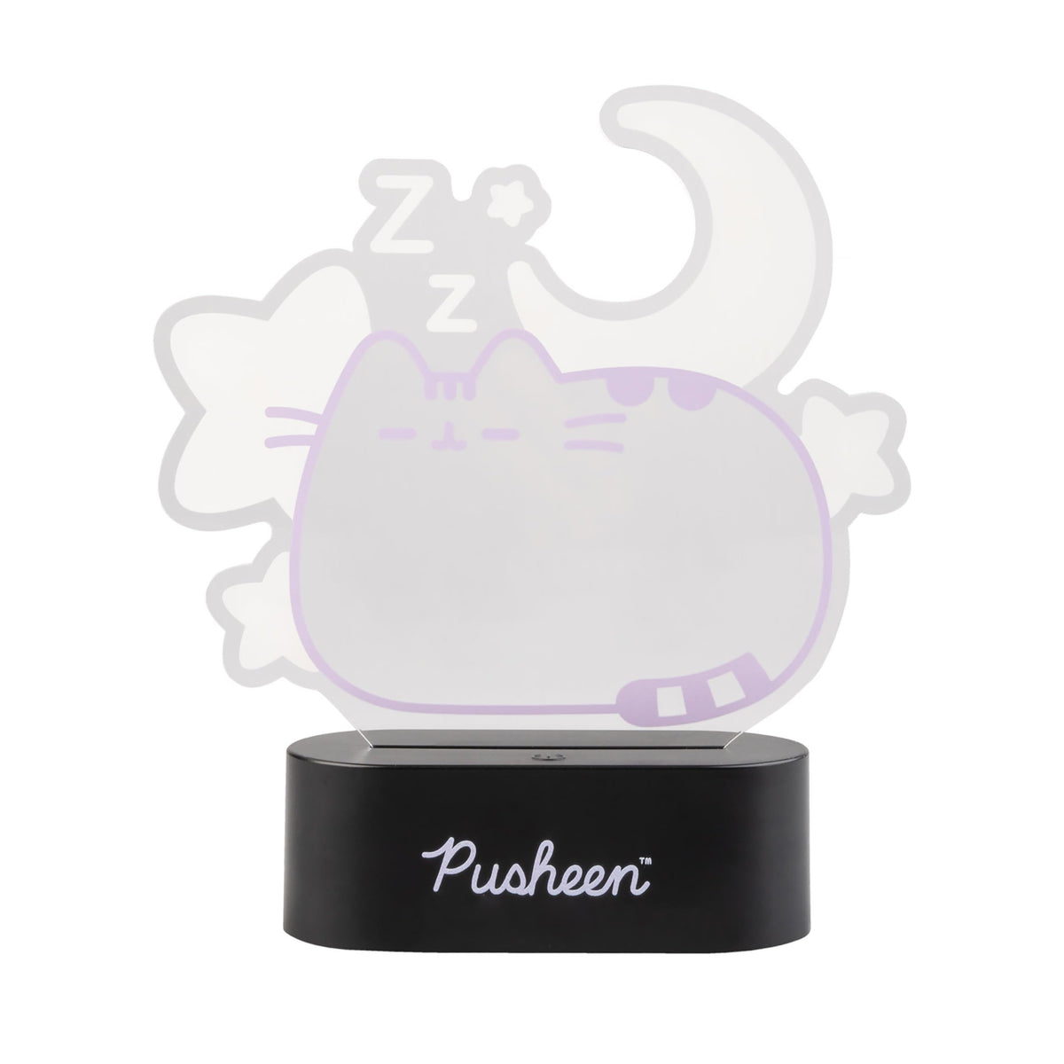 Grupo Erik Pusheen lamp top view, cozy night light for kids and fans.