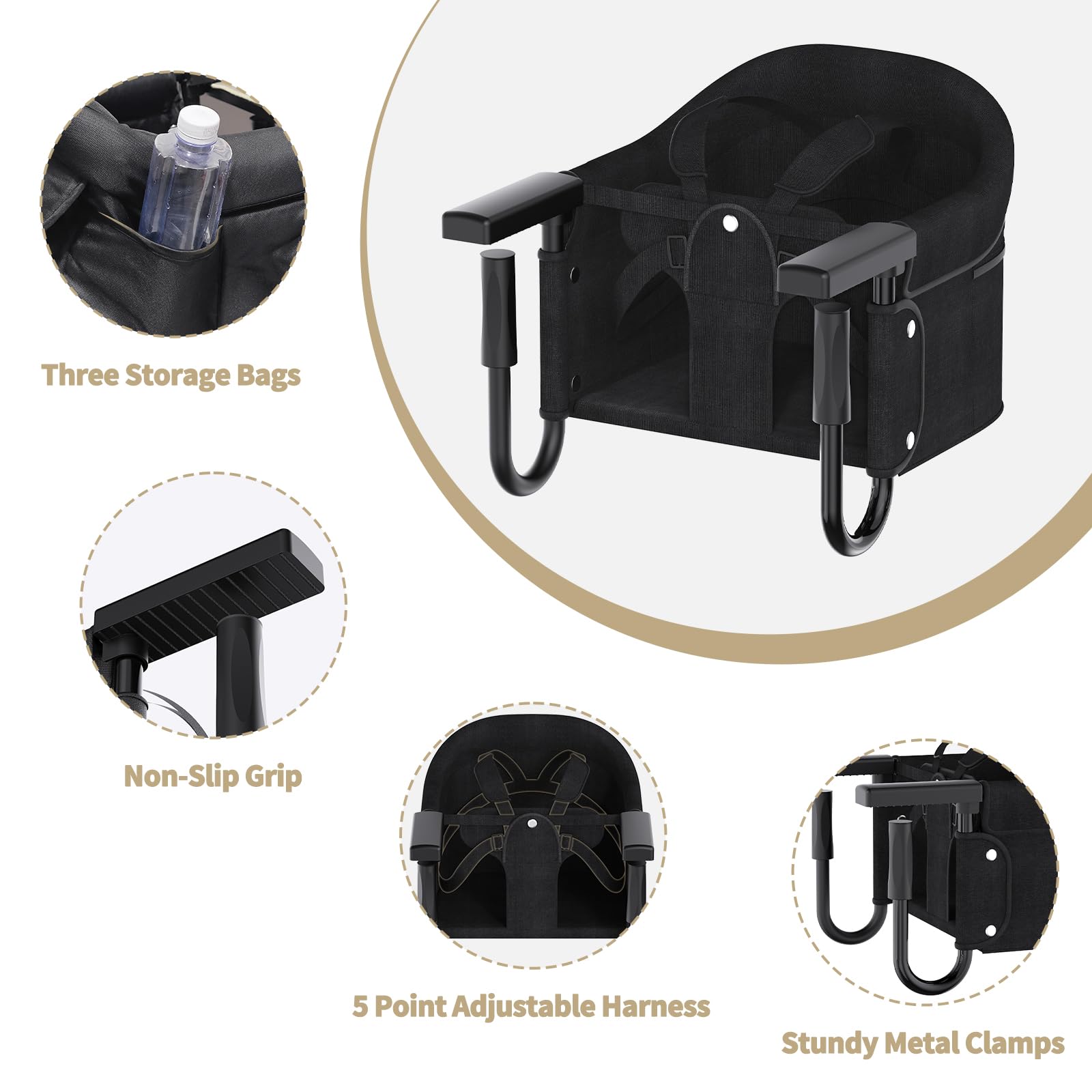 Gryvoth easy-clean seat material helps maintain a fresh chair