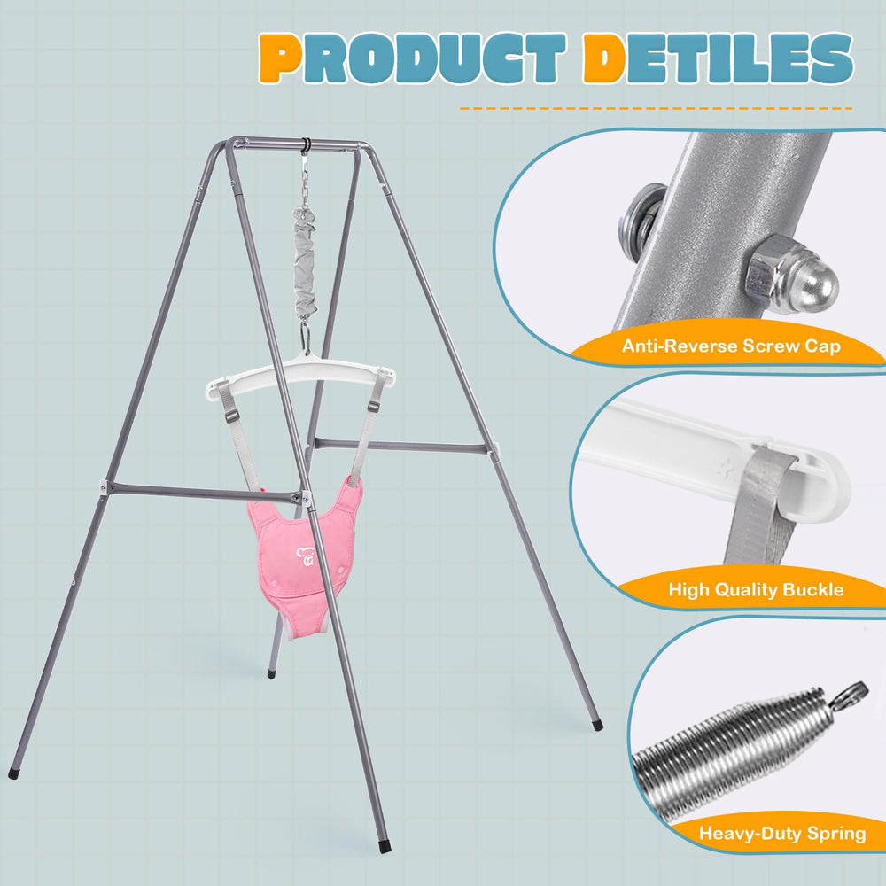 G TALECO GEAR easy-assembly jumper helps parents set up quickly.