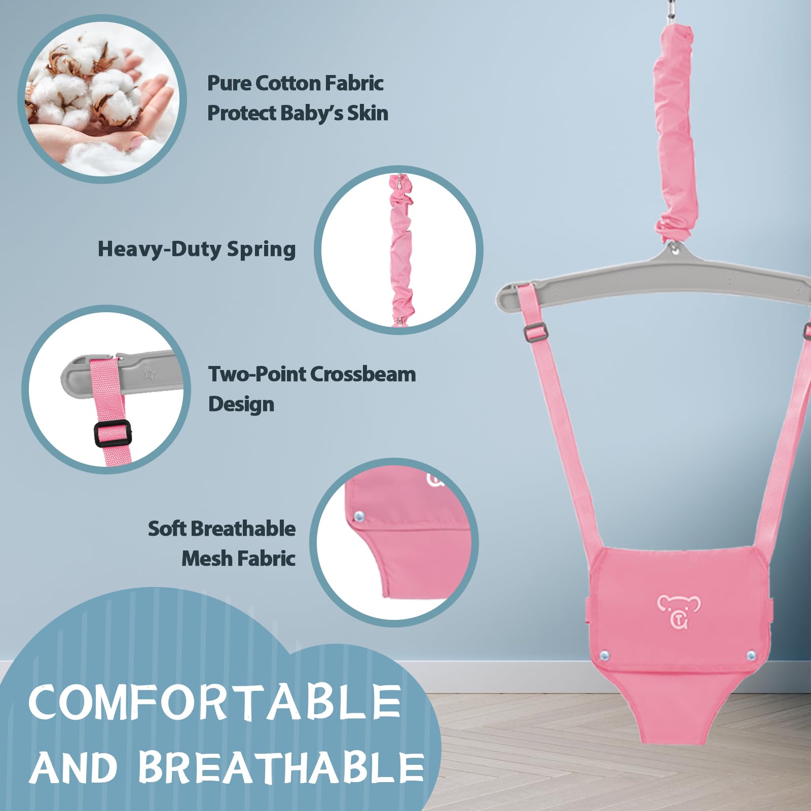 G TALECO Gear soft cushion and breathable mesh for comfy sessions.
