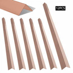 GuangzhuBS rose gold corner guard pack displays 12-piece set for edge protection.