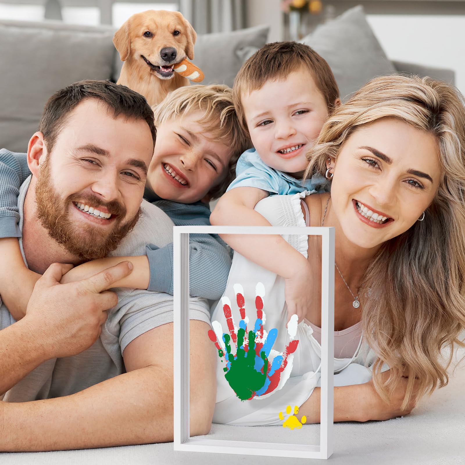 Guanshiya baby-safe paint in wooden frame keeps little hands safe