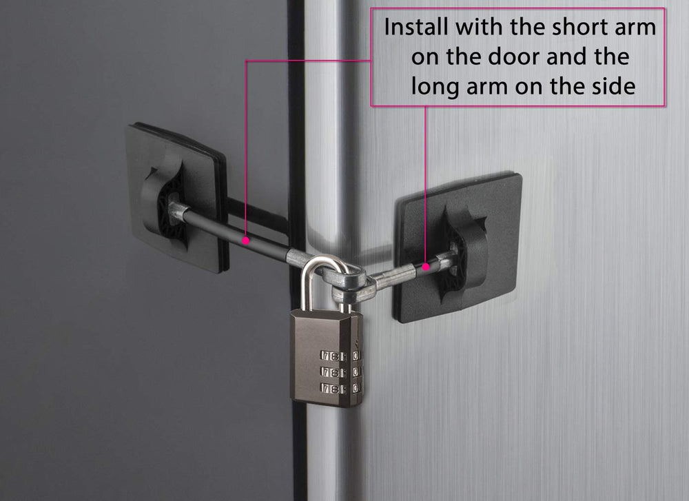 Guardianite combination padlock lets you set a custom code for quick access.