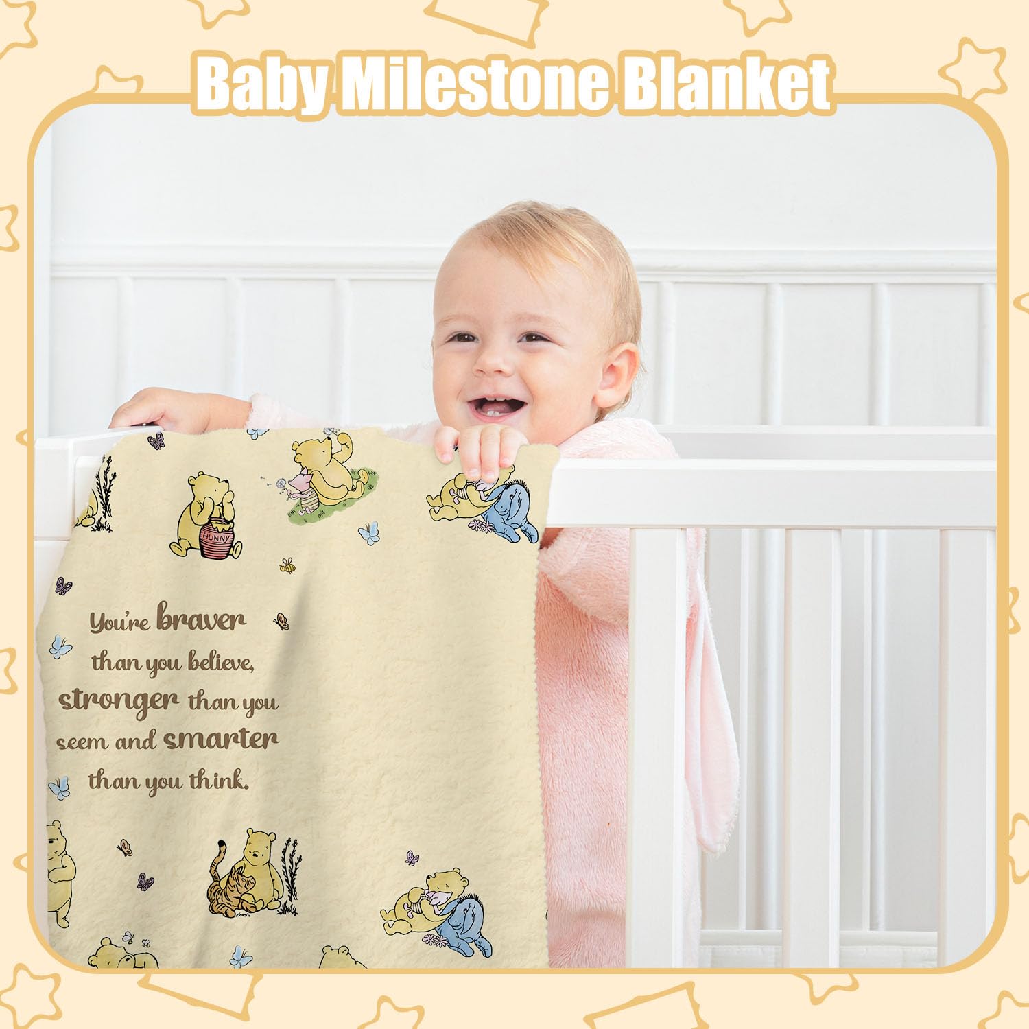 Guawubiang baby growth photo session setup with blanket backdrop