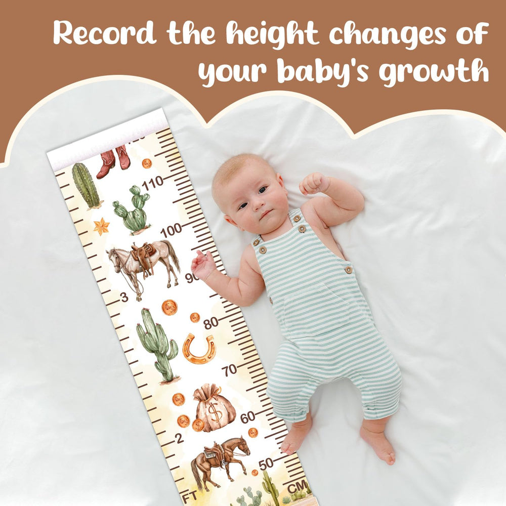 Guawubiang chart shows feet and centimeters scales for versatile measurements.
