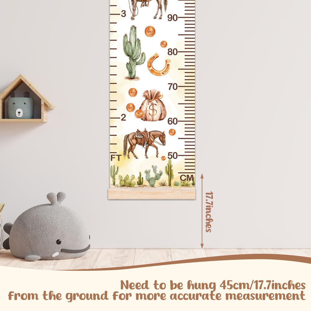 Guawubiang roll-up height chart for tidy storage when not in use.