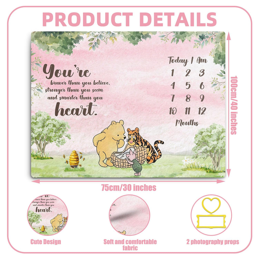 Guawubiang Winnie photo frames closeup in pink for cute keepsake display.