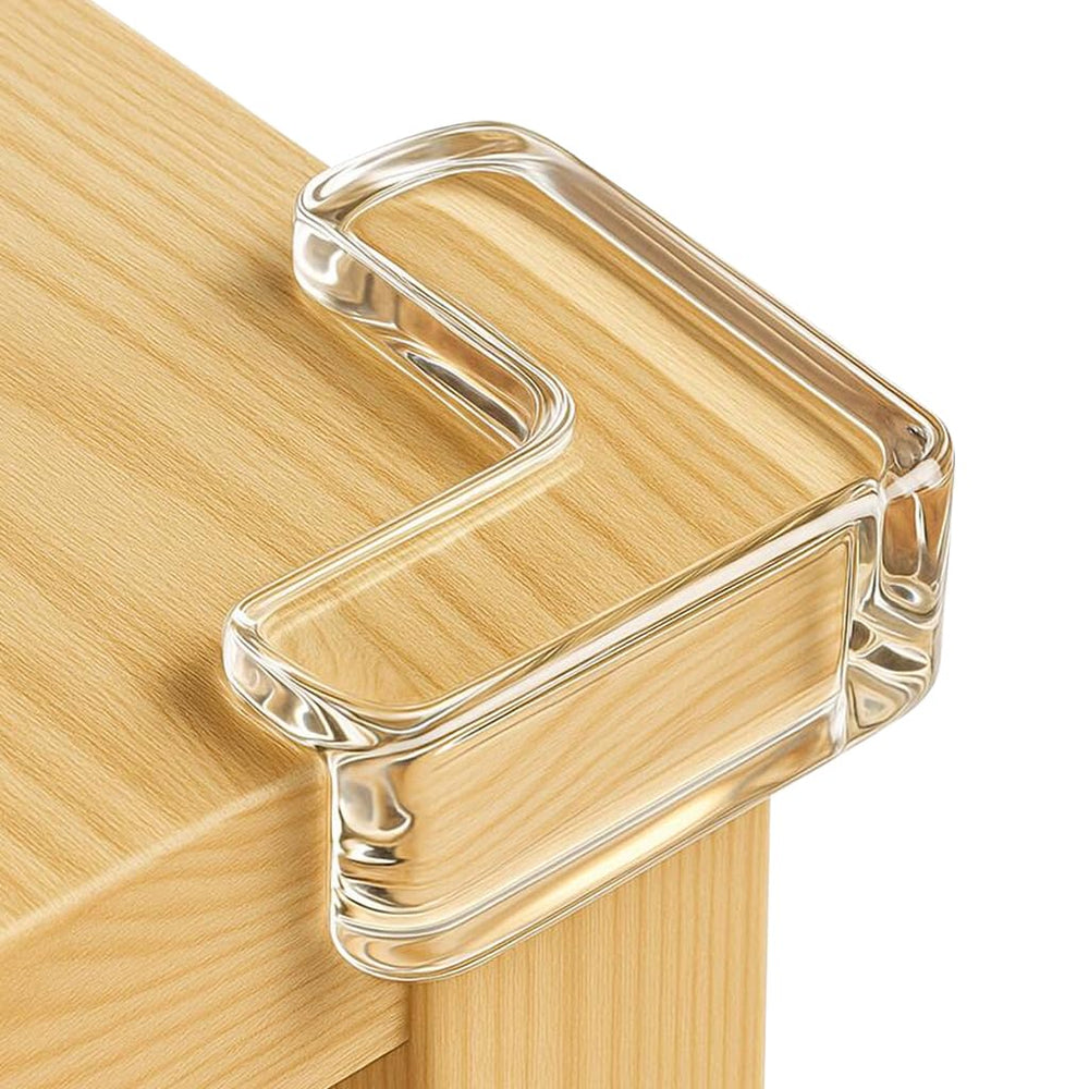 Gudui 12-pack corner protectors on table corners for safer play