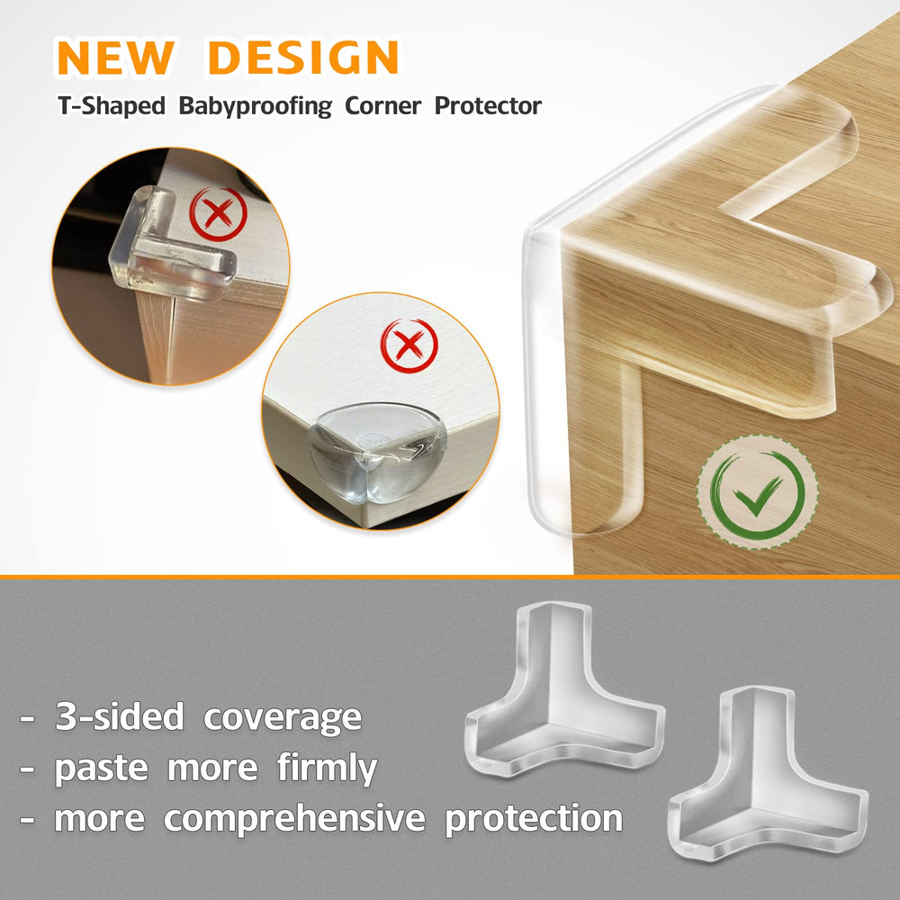 Gudui 3-sided full coverage design shields table and furniture corners.