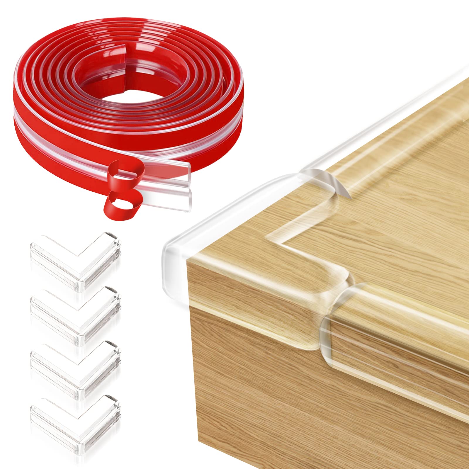 Gudui edge protector 6.6 ft strip guards furniture corners from bumps.