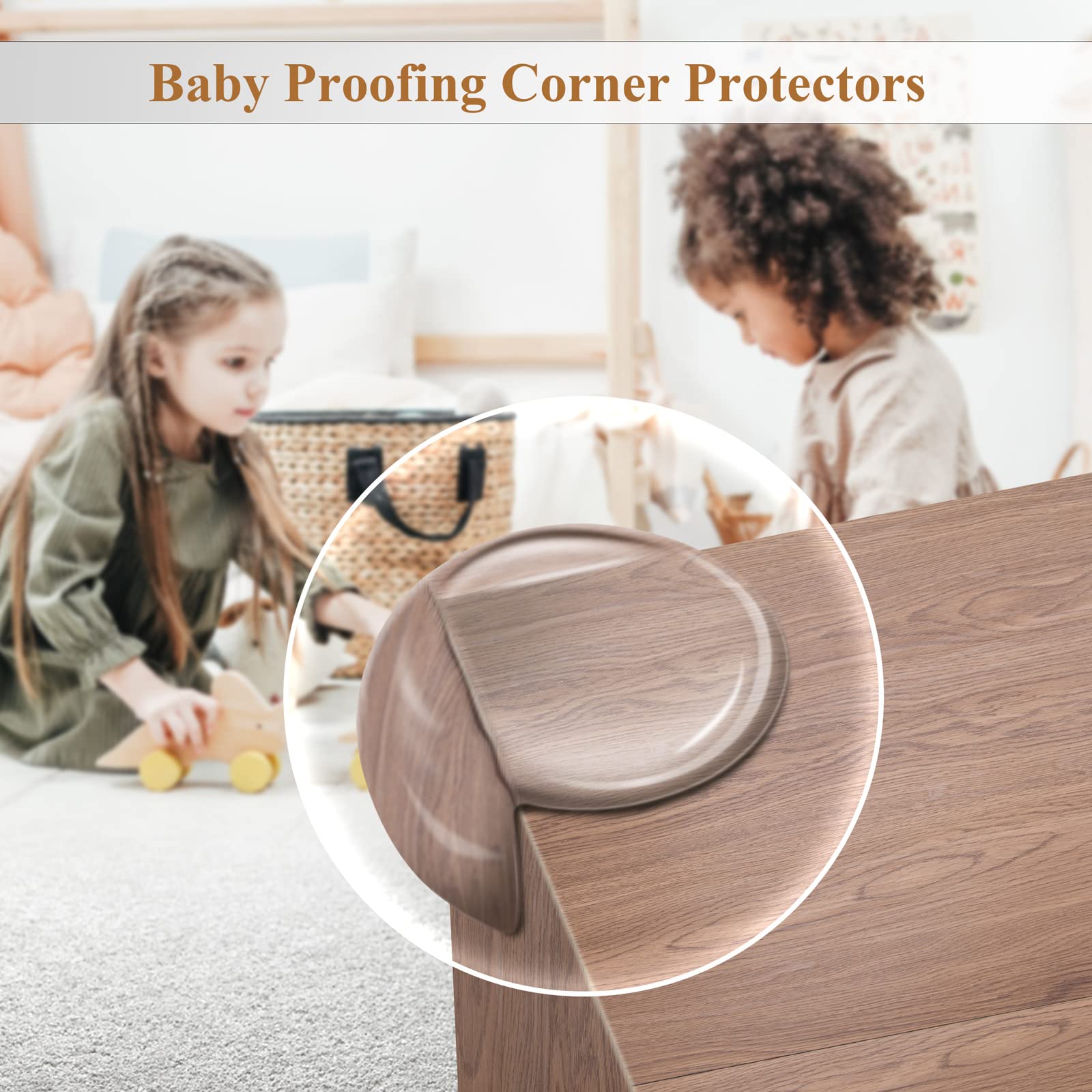 Gudui furniture edge covers protect cabinet corners without altering decor.