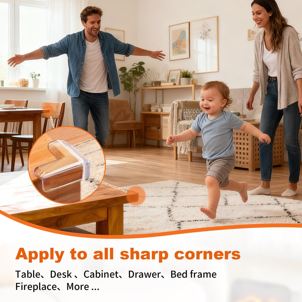 Gudui soft natural silicone corner protectors are kid-friendly and safe