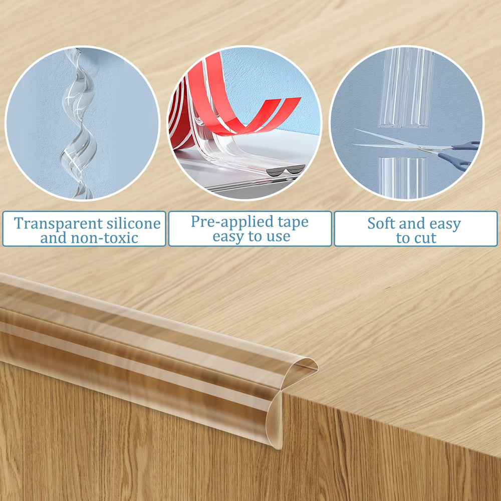 Gudui transparent silicone edge protector preserves furniture appearance.