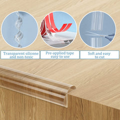 Gudui transparent silicone edge protector preserves furniture appearance.